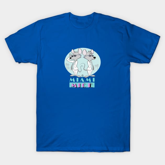 Miami Mice (Miami Vice parody) T-Shirt by markscartoonart62